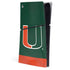 University of Miami Hurricanes Flag PS5 Slim Digital Edition Console Skin