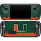 University of Miami Hurricanes Flag Steam Deck Handheld Gaming Computer OLED Skin