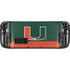 University of Miami Hurricanes Flag Steam Deck Handheld Gaming Computer OLED Skin