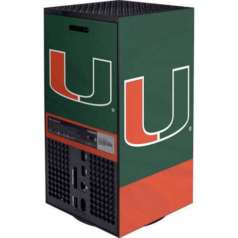 University of Miami Hurricanes Flag Xbox Series X Bundle Skin