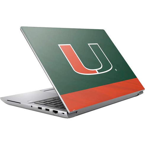 University of Miami Hurricanes Flag HP ZBook Fury 16 G10 Skin