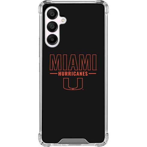 University of Miami Hurricanes Galaxy A16 5G Clear Case