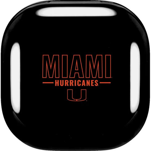 University of Miami Hurricanes Galaxy Buds Live Skin