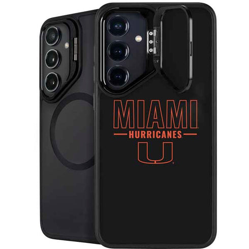 University of Miami Hurricanes Galaxy S25 Kickstand Case