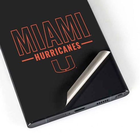 University of Miami Hurricanes Galaxy S25 Ultra Skin