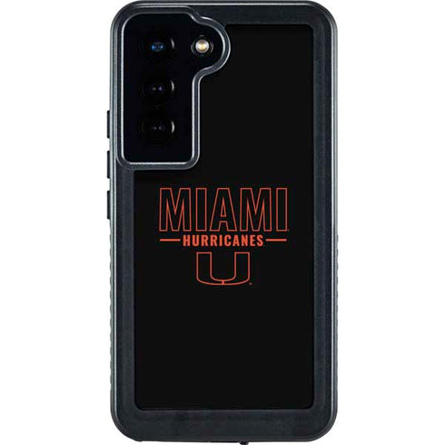 University of Miami Hurricanes Galaxy S24 Waterproof Case