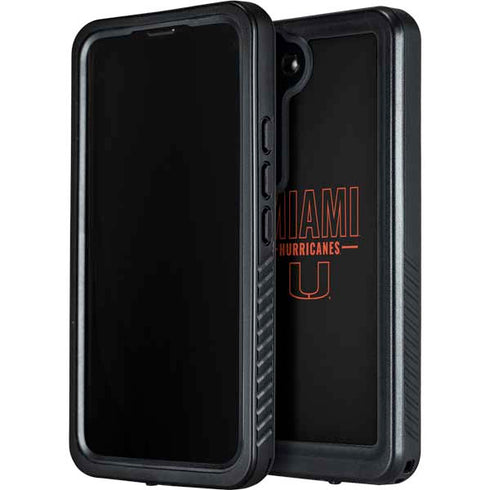 University of Miami Hurricanes Galaxy S24 Waterproof Case