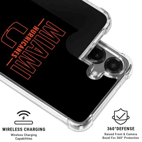 University of Miami Hurricanes Galaxy S26 Clear Case
