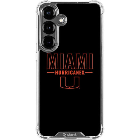 University of Miami Hurricanes Galaxy S26 Plus Clear Case