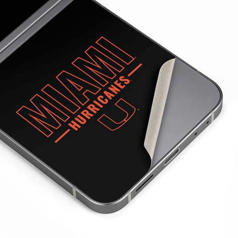 University of Miami Hurricanes Galaxy Z Flip6 Skin