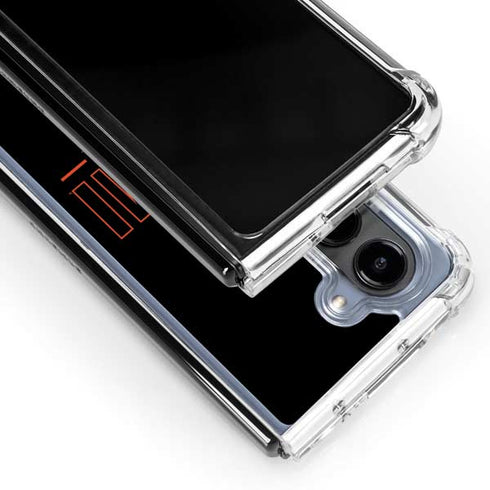 University of Miami Hurricanes Galaxy Z Fold5 5G Clear Case