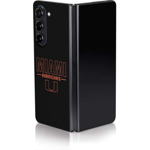 University of Miami Hurricanes Galaxy Z Fold5 5G Skin