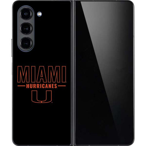 University of Miami Hurricanes Galaxy Z Fold5 5G Skin