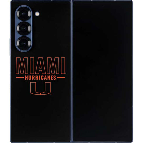 University of Miami Hurricanes Galaxy Z Fold6 Skin
