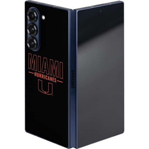 University of Miami Hurricanes Galaxy Z Fold6 Skin