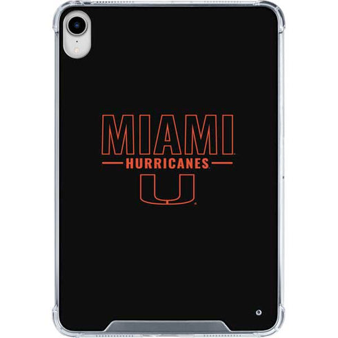 University of Miami Hurricanes iPad 11th Gen (2025) Clear Case