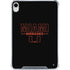 University of Miami Hurricanes iPad 11th Gen (2025) Clear Case