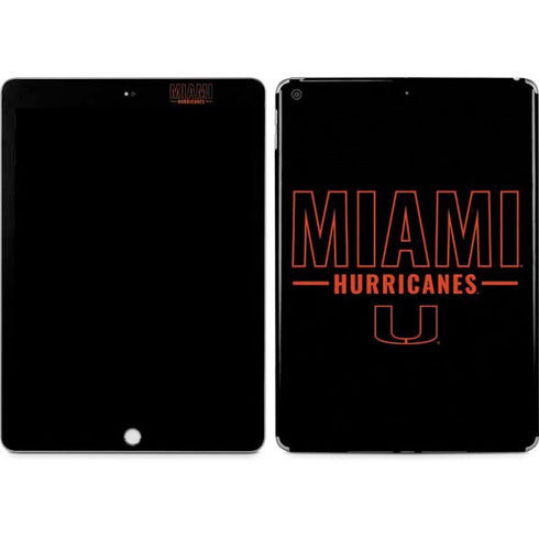 University of Miami Hurricanes Apple iPad Skin