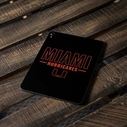University of Miami Hurricanes Apple iPad Pro Skin