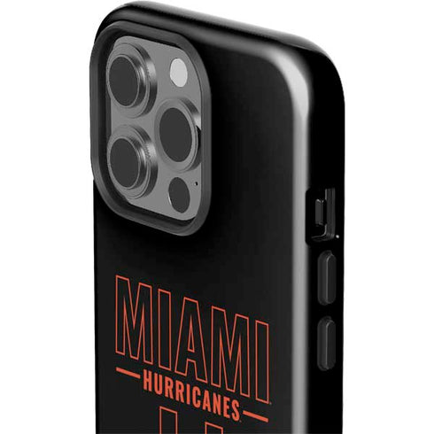 University of Miami Hurricanes iPhone 15 Pro Impact Case