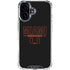 University of Miami Hurricanes iPhone 16 Clear Case