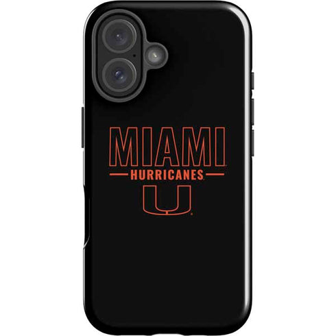 University of Miami Hurricanes iPhone 16 Impact Case