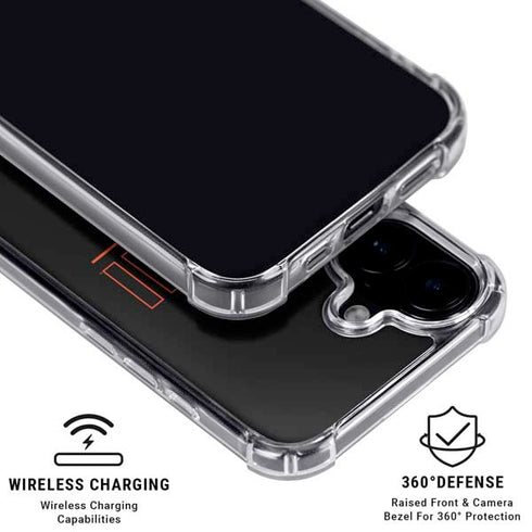 University of Miami Hurricanes iPhone 16 Plus Clear Case