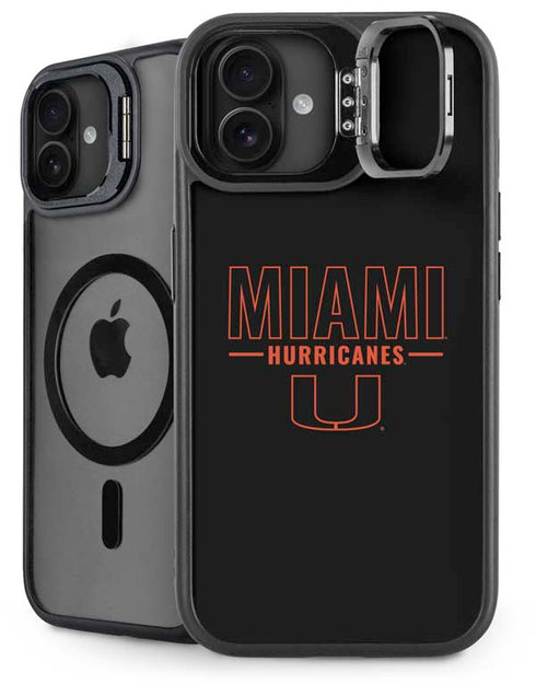 University of Miami Hurricanes iPhone 16 Plus Kickstand Case
