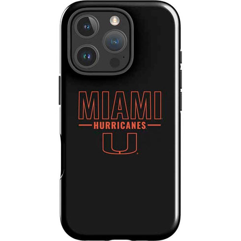 University of Miami Hurricanes iPhone 16 Pro Impact Case