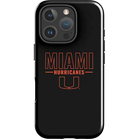 University of Miami Hurricanes iPhone 16 Pro Max Impact Case