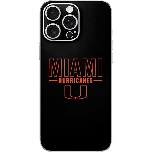 University of Miami Hurricanes iPhone 16 Pro Max Skin