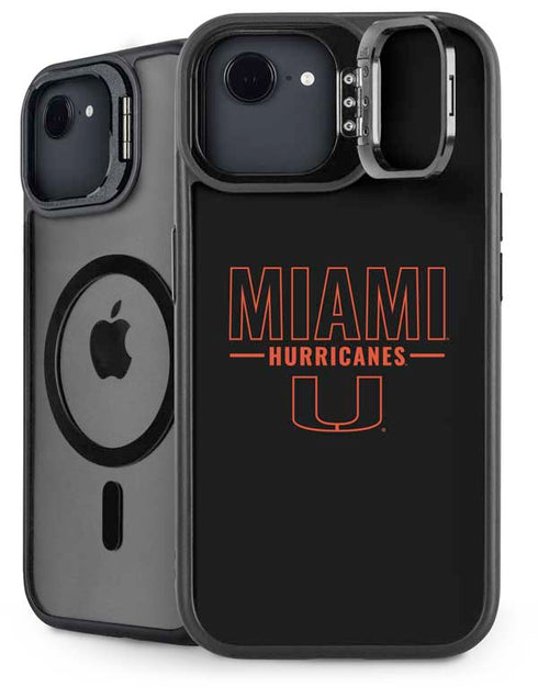 University of Miami Hurricanes iPhone 16e Kickstand Case