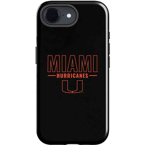 University of Miami Hurricanes iPhone 16e Impact Case