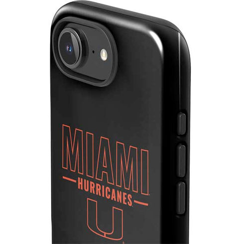 University of Miami Hurricanes iPhone 16e Impact Case