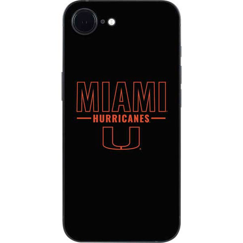 University of Miami Hurricanes iPhone 16e Skin