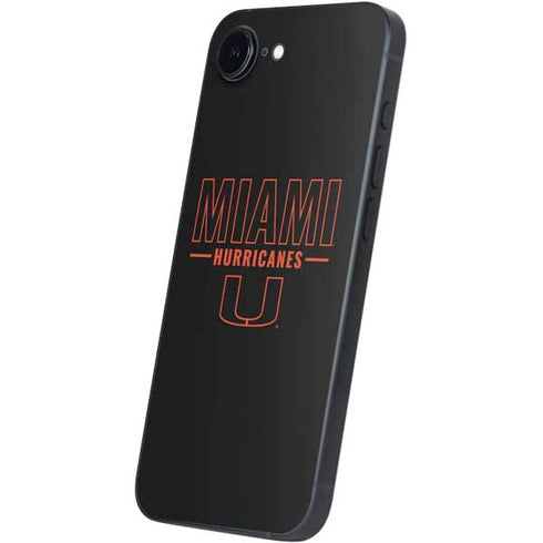 University of Miami Hurricanes iPhone 16e Skin