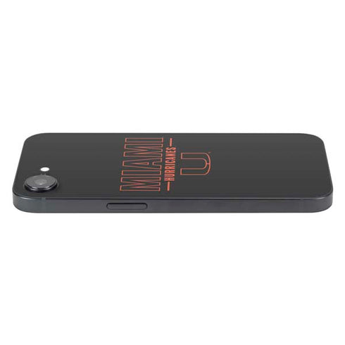 University of Miami Hurricanes iPhone 16e Skin