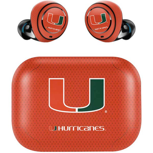 University of Miami Hurricanes Jersey Amazon Echo Buds Skin