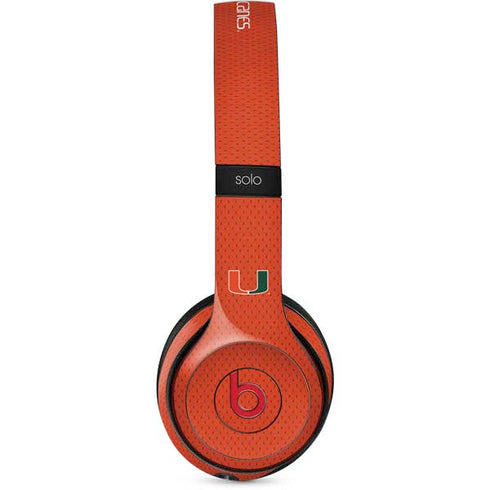 University of Miami Hurricanes Jersey Beats Solo 3 Wireless Skin