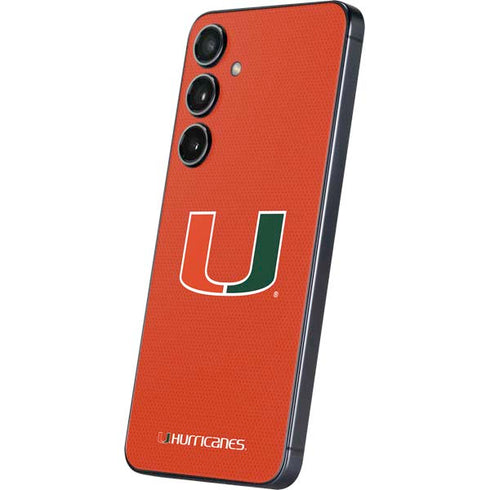 University of Miami Hurricanes Jersey Galaxy A16 5G Skin