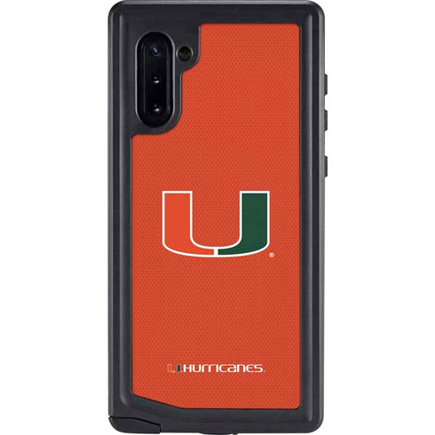 University of Miami Hurricanes Jersey Galaxy Cases