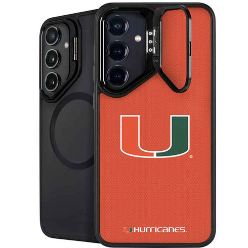 University of Miami Hurricanes Jersey Galaxy S25 Kickstand Case