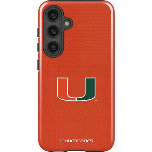 University of Miami Hurricanes Jersey Galaxy S25 Plus Impact Case