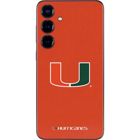 University of Miami Hurricanes Jersey Galaxy S25 Skin