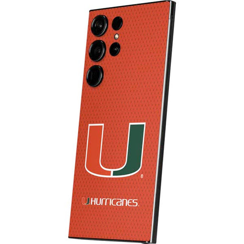 University of Miami Hurricanes Jersey Galaxy S24 Ultra Skin