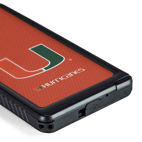 University of Miami Hurricanes Jersey Galaxy S24 Ultra Waterproof Case