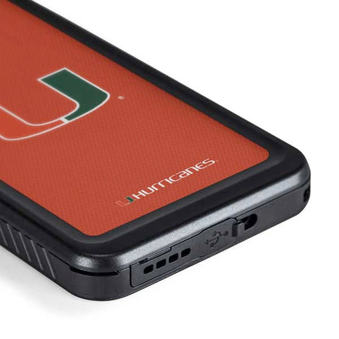 University of Miami Hurricanes Jersey Galaxy S24 Waterproof Case