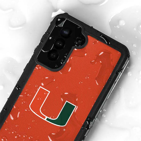 University of Miami Hurricanes Jersey Galaxy S24 Waterproof Case