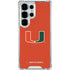 University of Miami Hurricanes Jersey Galaxy S25 Ultra Clear Case