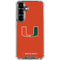 University of Miami Hurricanes Jersey Galaxy S26 Clear Case